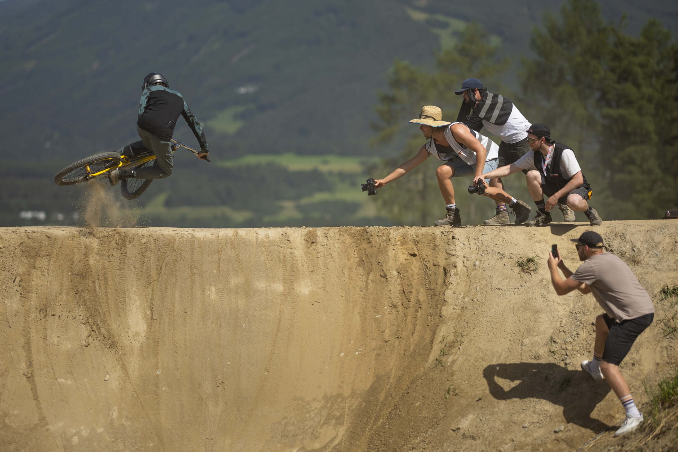 Peter Kaiser competing in the Scrub Off
