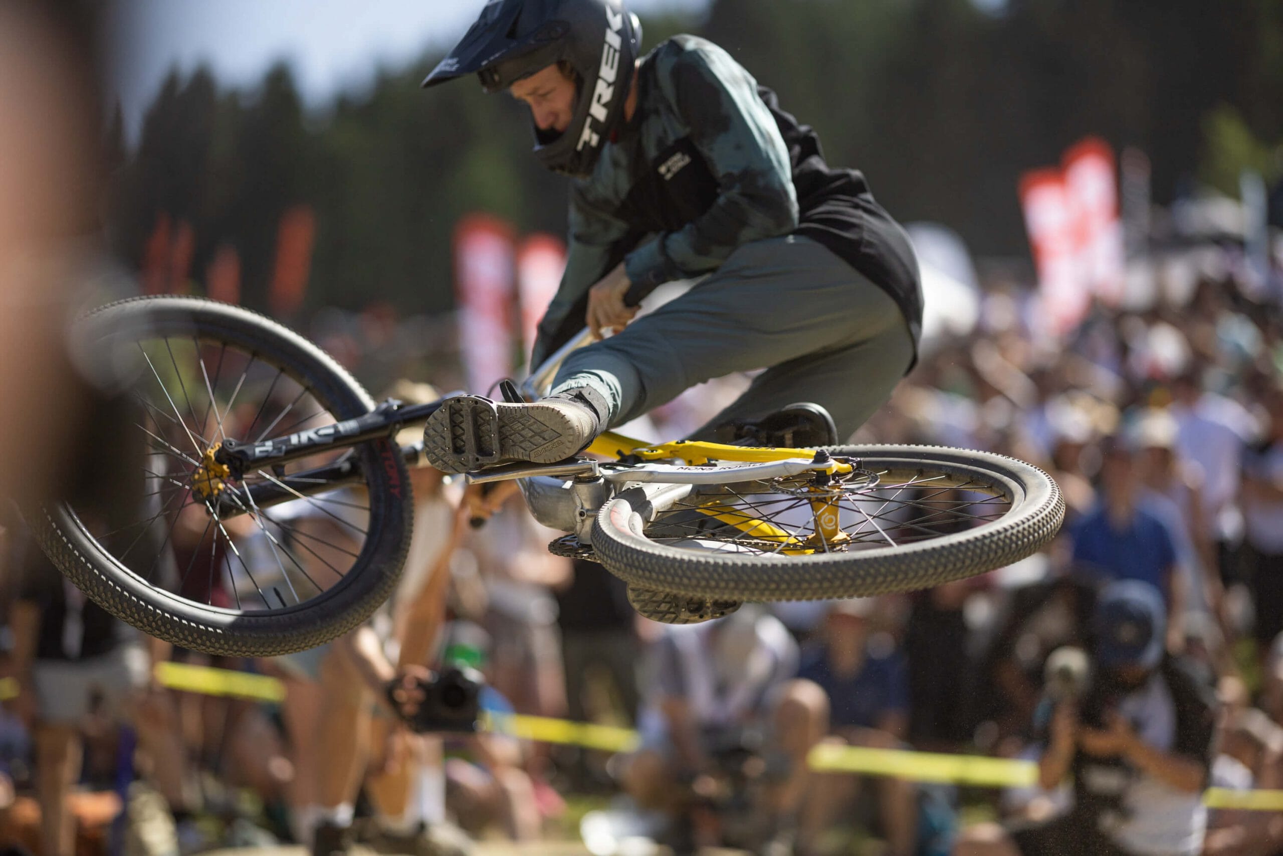 Peter Kaiser competing in the Scrub Off