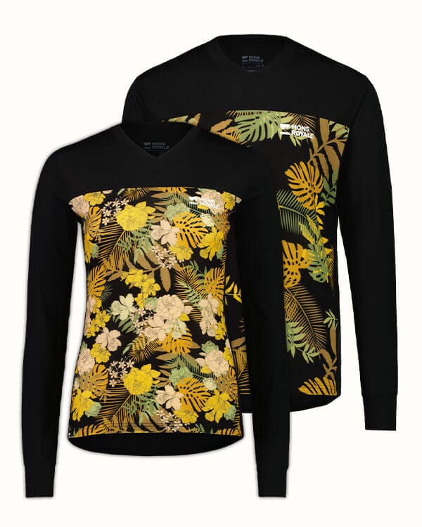 Redwood LS Jersey Mens and Womens in Floral/Native Colour Story